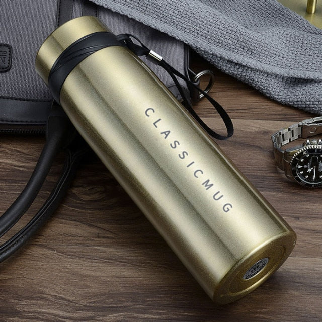 1500ml/1100ml/650ml Portable Double Stainless Steel Vacuum Flask Coffee Tea Thermos Sport Travel Mug Large Capacity Thermocup